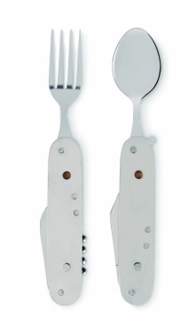 Logo trade promotional items image of: Multifunction cutlery set