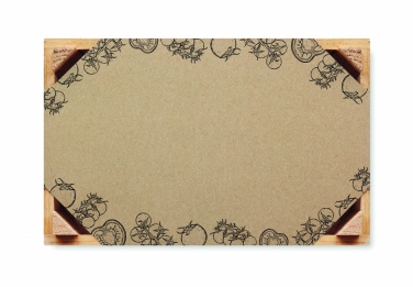 Logo trade promotional merchandise image of: Tomato kit in wooden crate