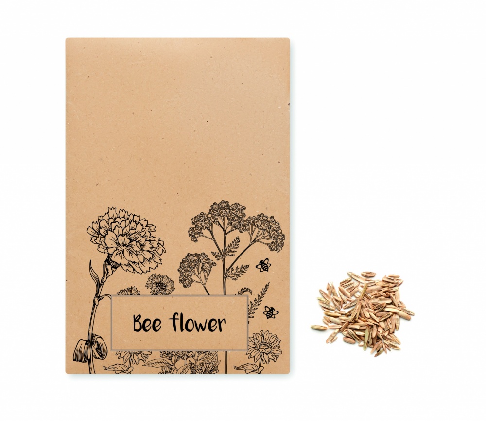 Logo trade advertising products image of: Flowers mix seeds in envelope