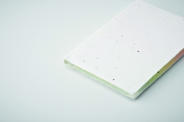 Logo trade business gifts image of: Seed paper sticky note pad