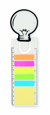 Logo trade advertising products picture of: Seed paper bookmark w/memo pad