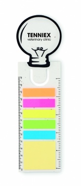 Logo trade promotional merchandise image of: Seed paper bookmark w/memo pad