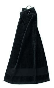 Logo trade promotional gifts image of: Cotton golf towel with hanger