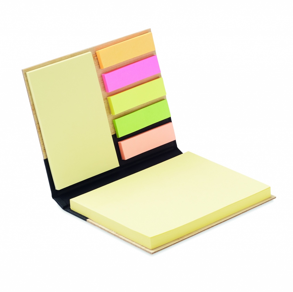 Logotrade promotional item picture of: Bamboo sticky note memo pad