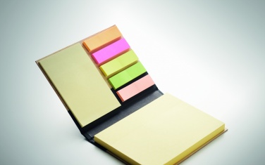 Logo trade advertising products picture of: Bamboo sticky note memo pad