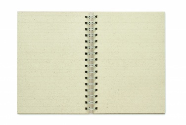 Logotrade promotional product picture of: A5 grass notebook 80 lined