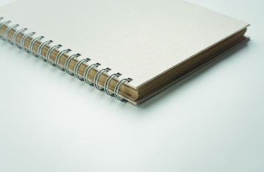 Logo trade promotional merchandise photo of: A5 grass notebook 80 lined