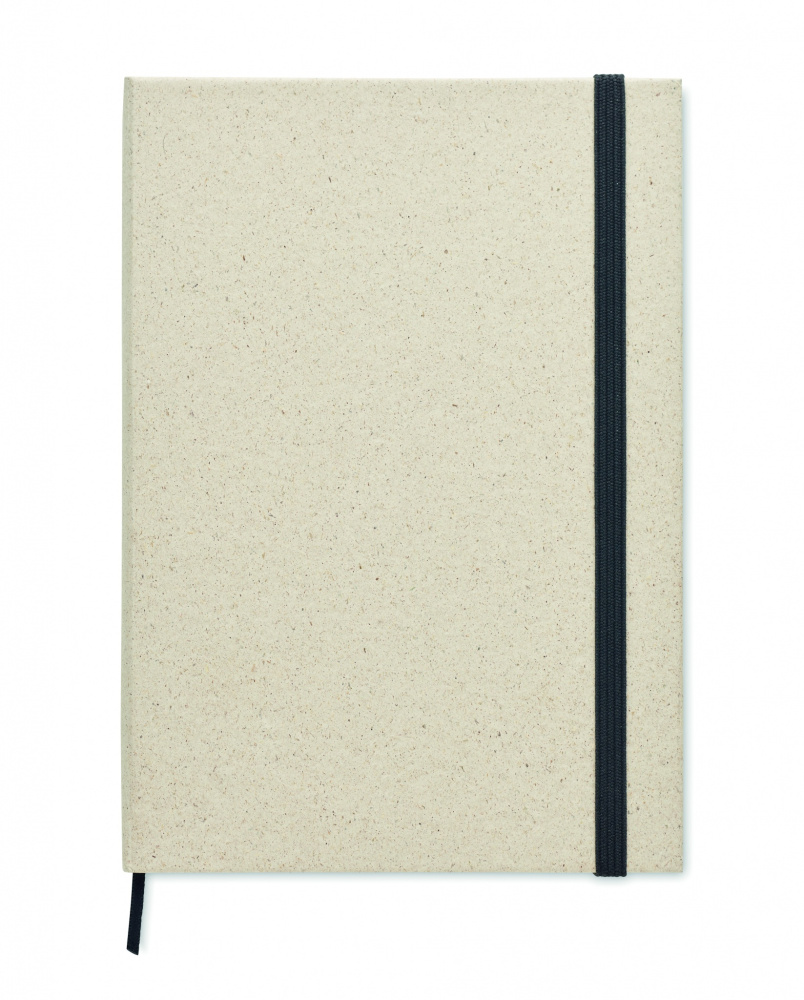 Logotrade advertising products photo of: A5 grass notebook 80 lined