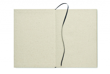 Logo trade advertising products image of: A5 grass notebook 80 lined