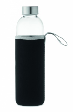 Logo trade corporate gift photo of: Glass bottle in pouch 750ml
