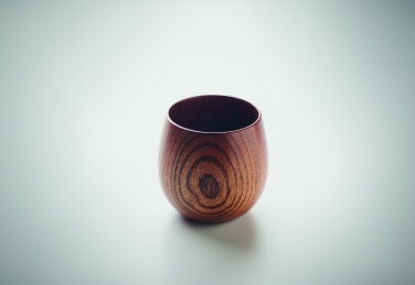 Logo trade promotional items picture of: Oak wooden mug 250 ml