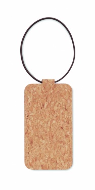 Logo trade promotional item photo of: Cork luggage tag