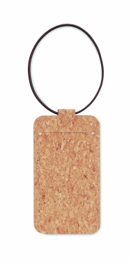 Logo trade promotional product photo of: Cork luggage tag
