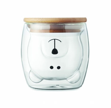 Logo trade business gifts image of: Double wall borosilicate mug