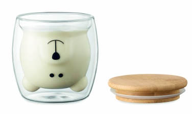 Logo trade promotional gift photo of: Double wall borosilicate mug