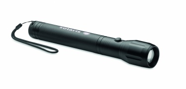 Logo trade promotional items image of: Large aluminium LED flashlight