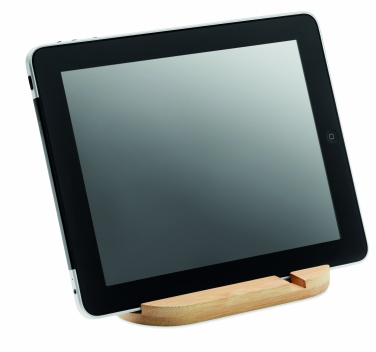 Logotrade promotional merchandise picture of: Bamboo tablet/smartphone stand