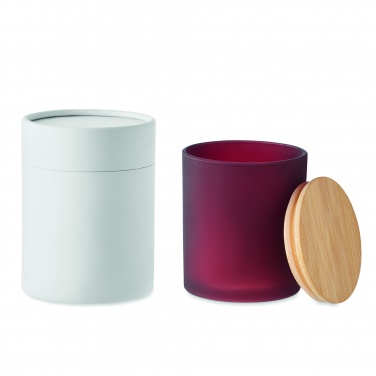 Logo trade business gift photo of: Plant based wax candle 280 gr