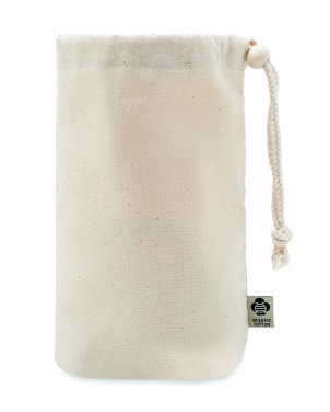 Logo trade promotional items image of: Small Organic cotton bag