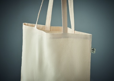 Logo trade promotional products image of: Organic cotton shopping bag