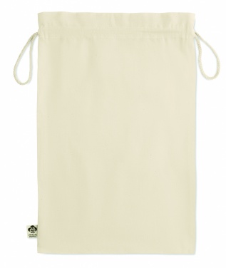 Logo trade promotional merchandise picture of: Large organic cotton gift bag
