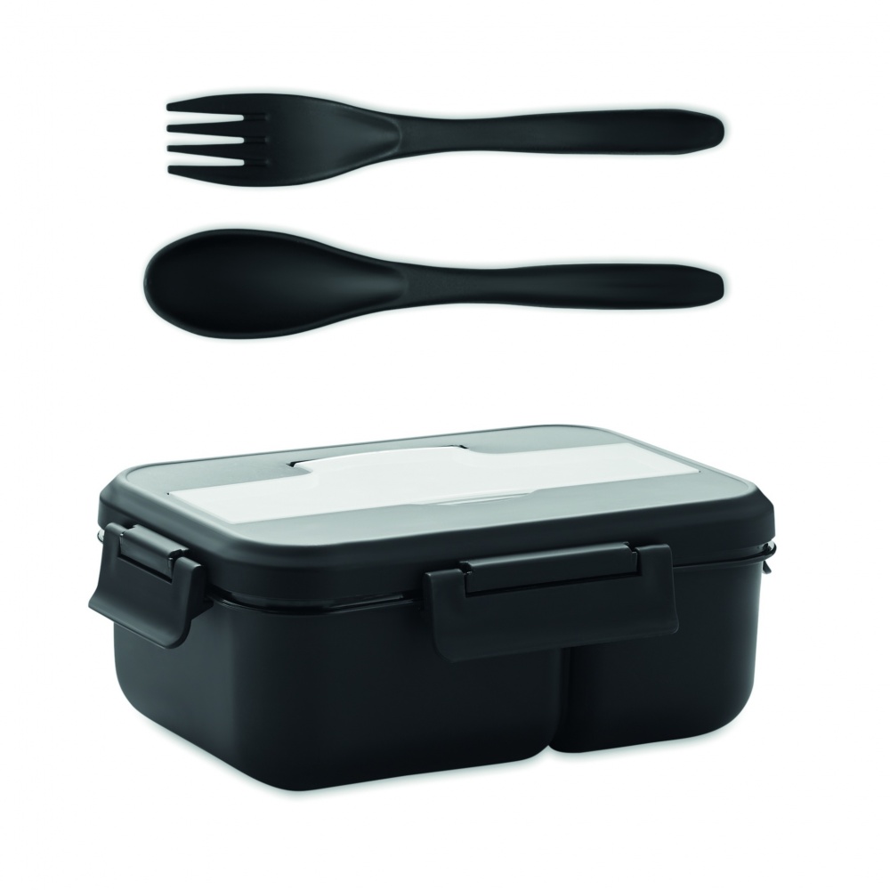Logotrade promotional giveaway picture of: Lunch box with cutlery in PP