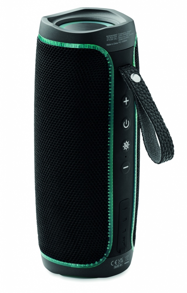 Logotrade corporate gift image of: 2x5 LED Wireless speaker IPX4