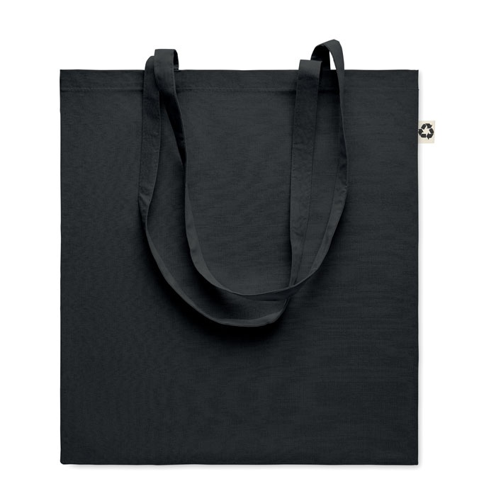 Logo trade promotional giveaways picture of: Recycled cotton shopping bag