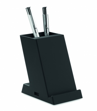 Logo trade promotional merchandise image of: Wireless charger ABS 15W