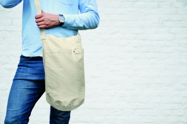 Logo trade promotional items image of: Canvas shopping bag 270 gr/m²