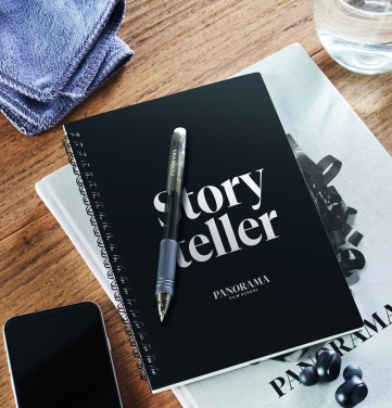 Logo trade promotional giveaways picture of: A5 Erasable notebook