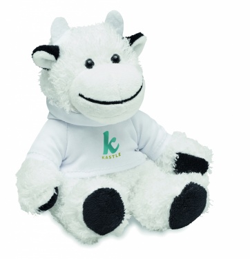 Logo trade promotional giveaways image of: Teddy cow plush