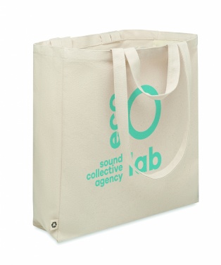 Logotrade corporate gift image of: Recycled cotton shopping bag