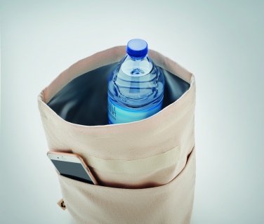 Logo trade promotional products image of: Recycled cotton cooler bag