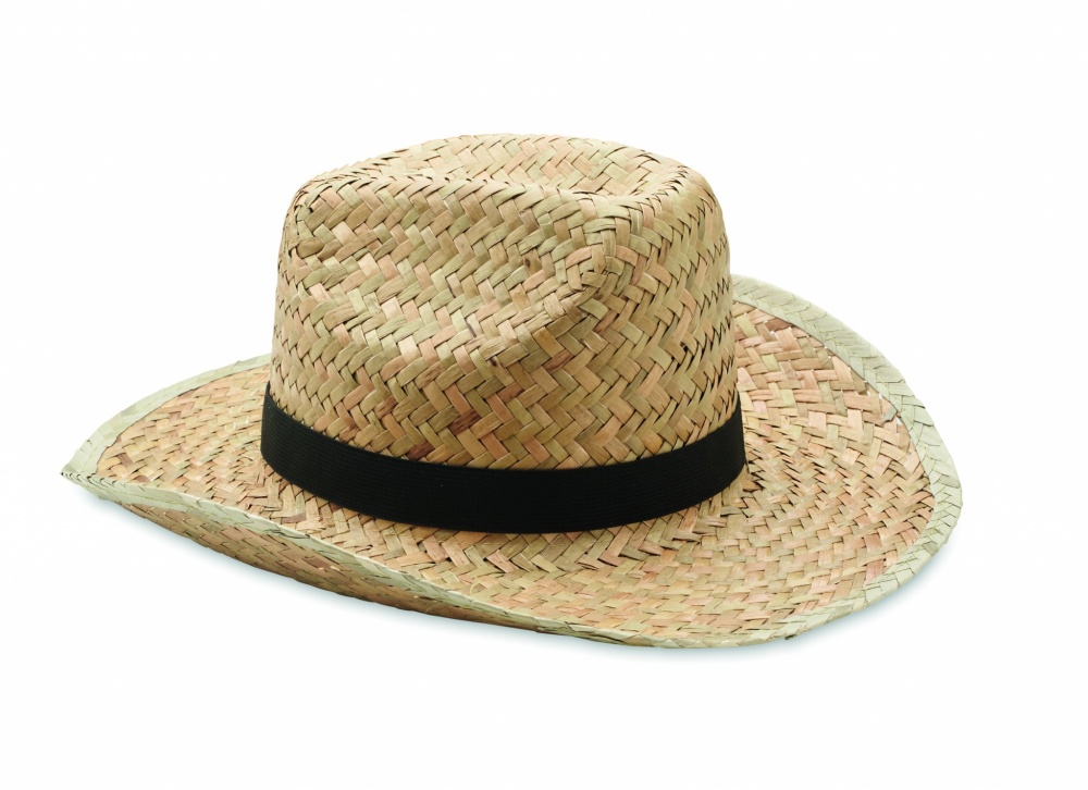 Logotrade promotional products photo of: Natural straw cowboy hat