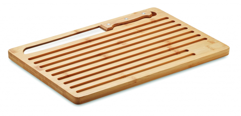 Logo trade promotional merchandise picture of: Bamboo cutting board set