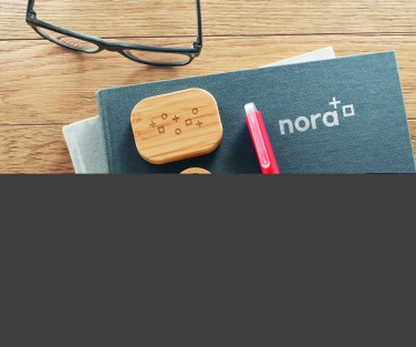 Logotrade corporate gift picture of: TWS earbuds in bamboo case