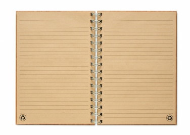 Logotrade promotional product image of: A5 ring bound Bamboo notebook
