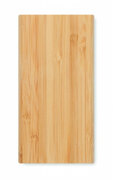 Logo trade promotional product photo of: 6000 mAh Bamboo power bank