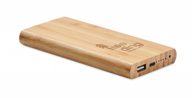 Logotrade promotional gifts photo of: 6000 mAh Bamboo power bank