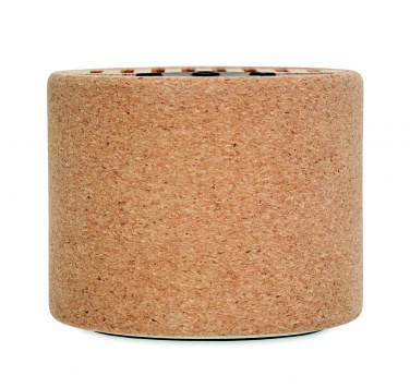 Logotrade promotional merchandise image of: Round cork wireless speaker