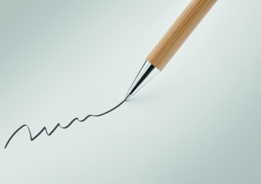Logotrade promotional product picture of: Bamboo twist type ball pen
