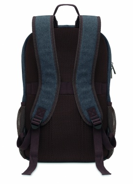 Logo trade promotional giveaways image of: Laptop backpack in canvas