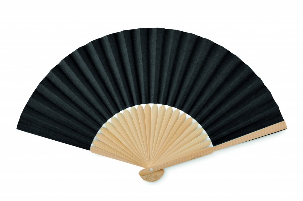 Logo trade promotional items picture of: Manual hand fan