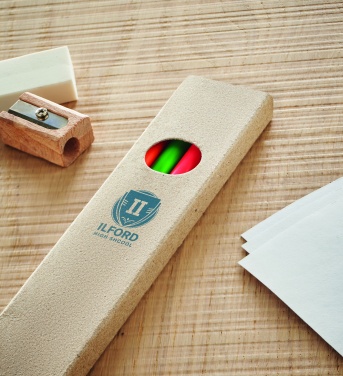 Logotrade promotional gift image of: 4 highlighter pencils in box