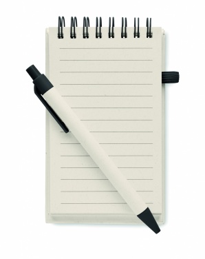 Logo trade advertising products image of: A6 milk carton notebook set