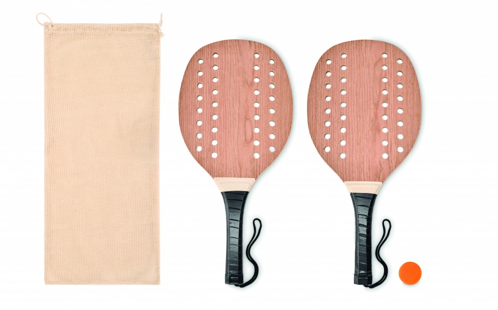 Logotrade promotional giveaway picture of: Rosewood beach tennis set