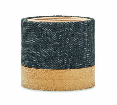 Logo trade promotional product photo of: Bamboo RPET wireless speaker