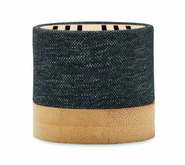Logo trade advertising products image of: Bamboo RPET wireless speaker