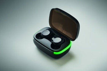 Logo trade business gift photo of: TWS earbuds with charging case
